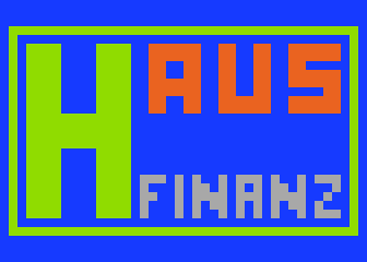 Hausfinanzen atari screenshot