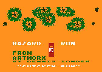 Hazard Run atari screenshot