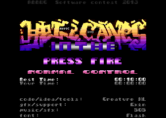 Heli in the Caves atari screenshot