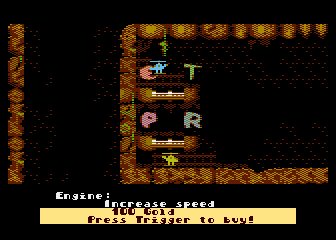Heli in the Caves atari screenshot