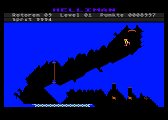 Helimann atari screenshot