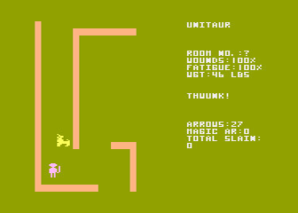 Dunjonquest - Hellfire Warrior atari screenshot