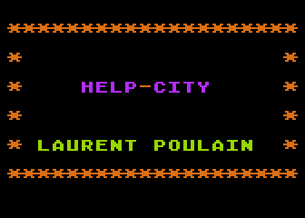 Help City atari screenshot
