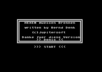 Hexen Müssen Brennen atari screenshot