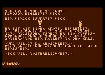 Hexen Müssen Brennen atari screenshot