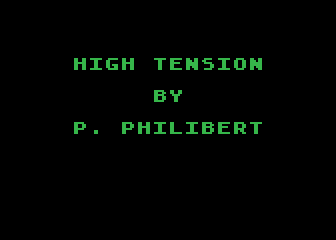 High Tension atari screenshot