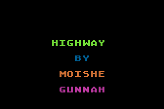 Highway atari screenshot