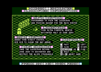 Highway Encounter atari screenshot