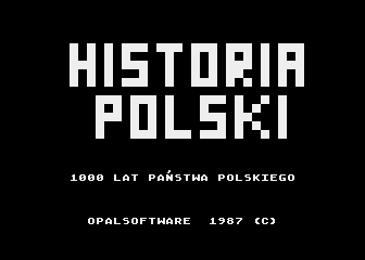 Historia Polski atari screenshot