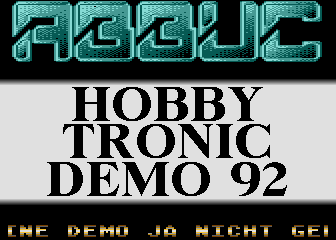 Hobbytronic Demo 1992 — screenshot 1