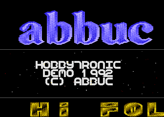 Hobbytronic Demo 1992 atari screenshot