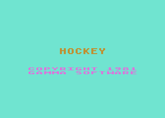 Hockey atari screenshot