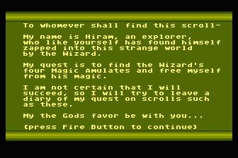 Hocus Pocus atari screenshot