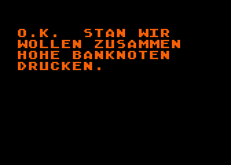 Hohe Banknoten Drucken atari screenshot