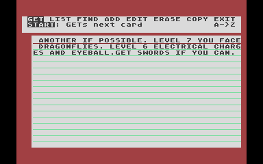 Home Filing Manager (The) atari screenshot