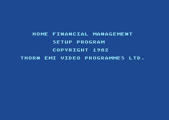 Home Financial Management atari screenshot