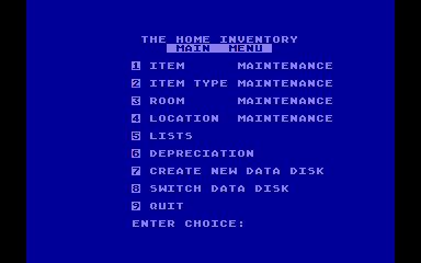 Home Inventory (The) atari screenshot