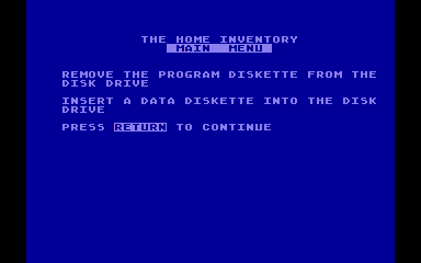 Home Inventory (The) atari screenshot