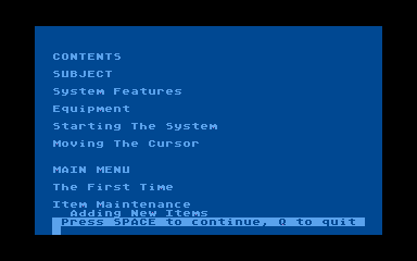 Home Inventory (The) atari screenshot