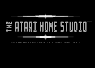Home Studio atari screenshot