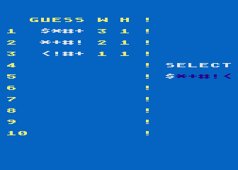 Hot and Cold atari screenshot