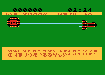 Hotfoot atari screenshot