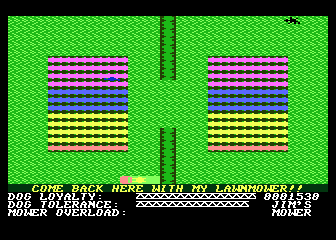 Hover Bovver atari screenshot