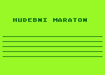 Hudebni Maraton atari screenshot