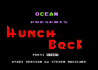 Hunchback atari screenshot