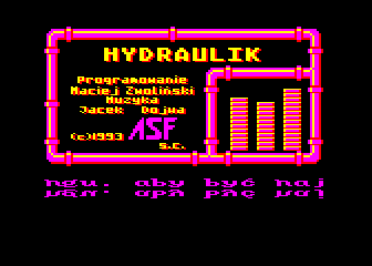 Hydraulik atari screenshot