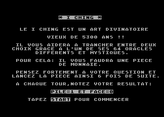 I Ching atari screenshot