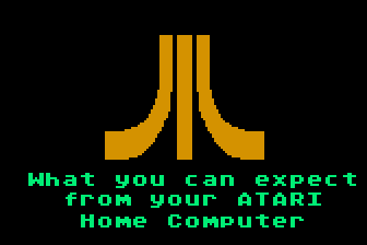 In-Store Demonstration Program atari screenshot
