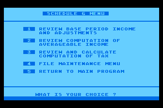 Income Averaging atari screenshot