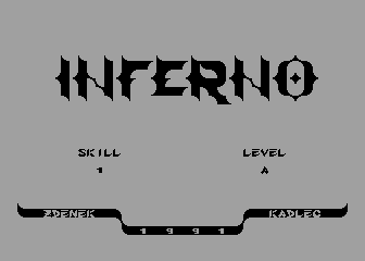 Inferno atari screenshot