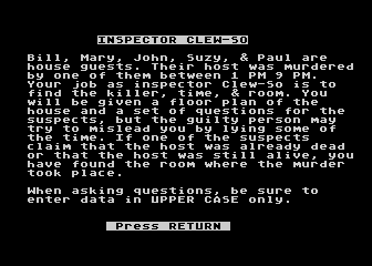 Inspector Clew-So — screenshot 1