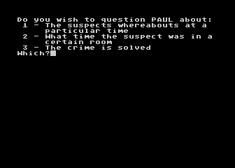 Inspector Clew-So atari screenshot