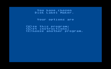 Instant Programmer Disk Series - Productivity atari screenshot