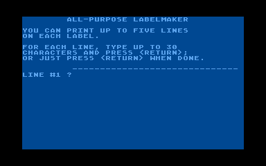Instant Programmer Disk Series - Productivity atari screenshot