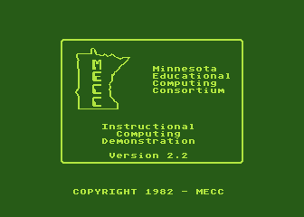 Instructional Computing Demonstration atari screenshot