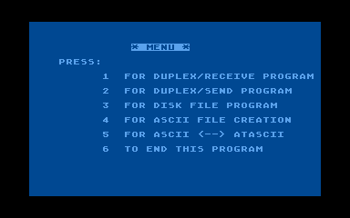 Intelink atari screenshot