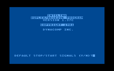 Intelink atari screenshot