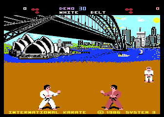 International Karate atari screenshot