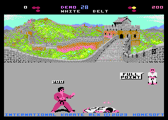 International Karate RCX atari screenshot