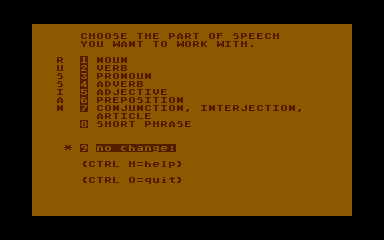 International Vocabulary Manager *Russian Program Disk* atari screenshot