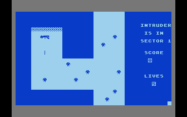 Intruder Alert! atari screenshot