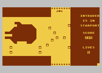 Intruder Alert! atari screenshot