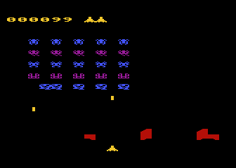 Invaders atari screenshot