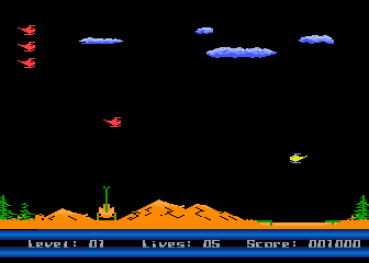 Invasion atari screenshot