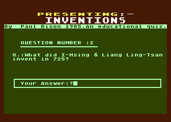 Inventions atari screenshot