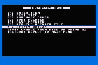 Inventory Master atari screenshot